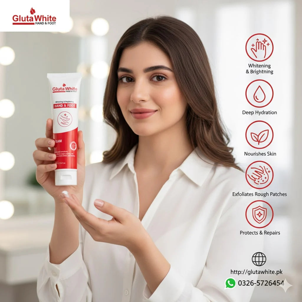 Gluta White Hand & Foot Whitening Cream 100ml